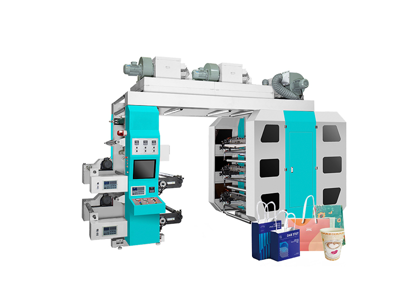 6-Farben-Stapeltyp-Hochgeschwindigkeits-Flexodruckmaschine
