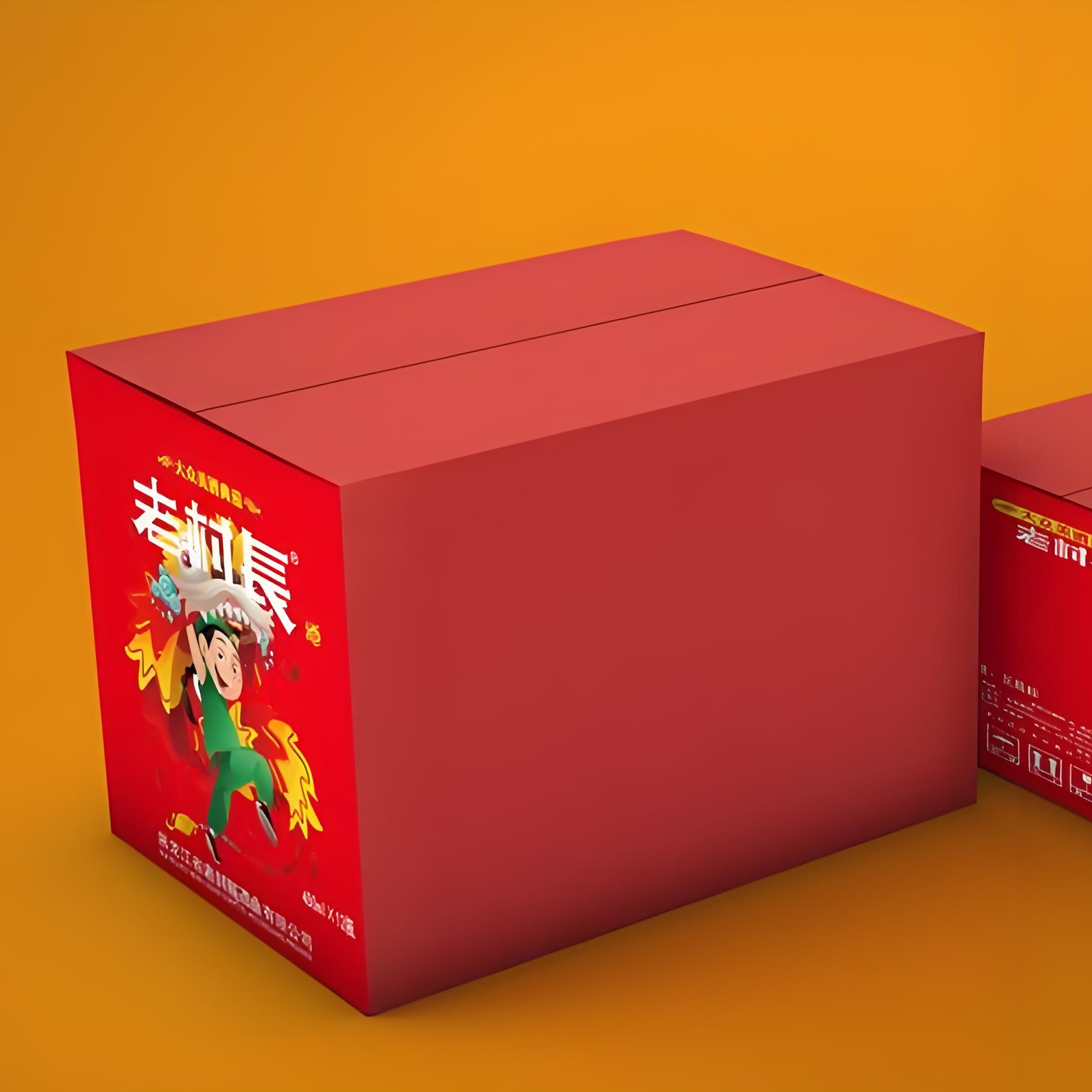 Farbenmontierte Milchkartonverpackung