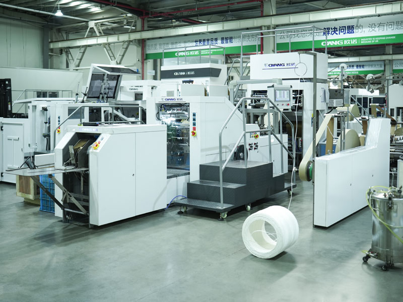 OYANG Machinery A-Serie Papiertütenmaschine mit quadratischem Boden und gedrehtem Griff online