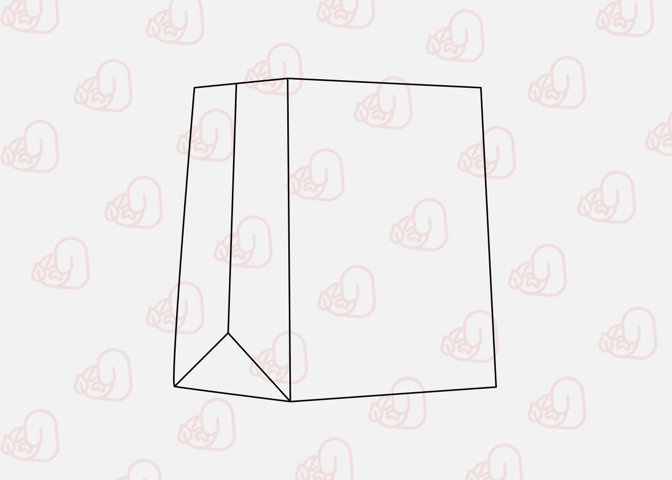 Modelle mit quadratischen Papiertüten