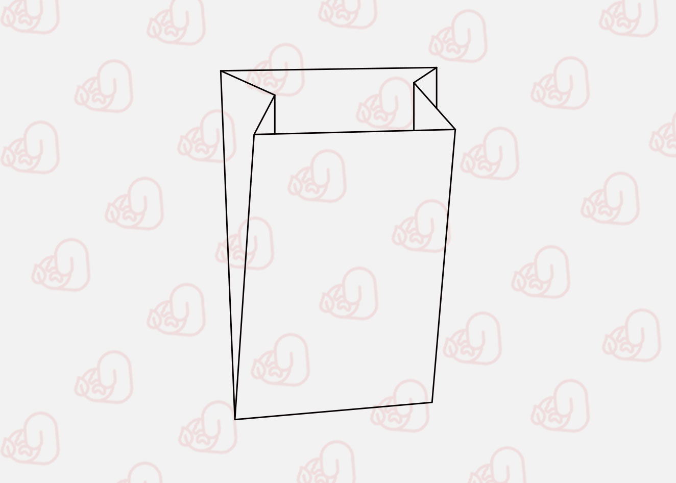 Flachboden-Papiertüten-Modelle