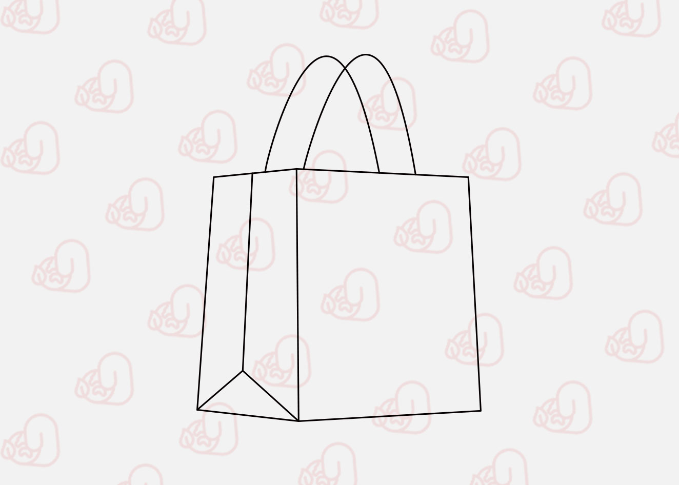 Papiertüten-Modelle mit gedrehtem Griff