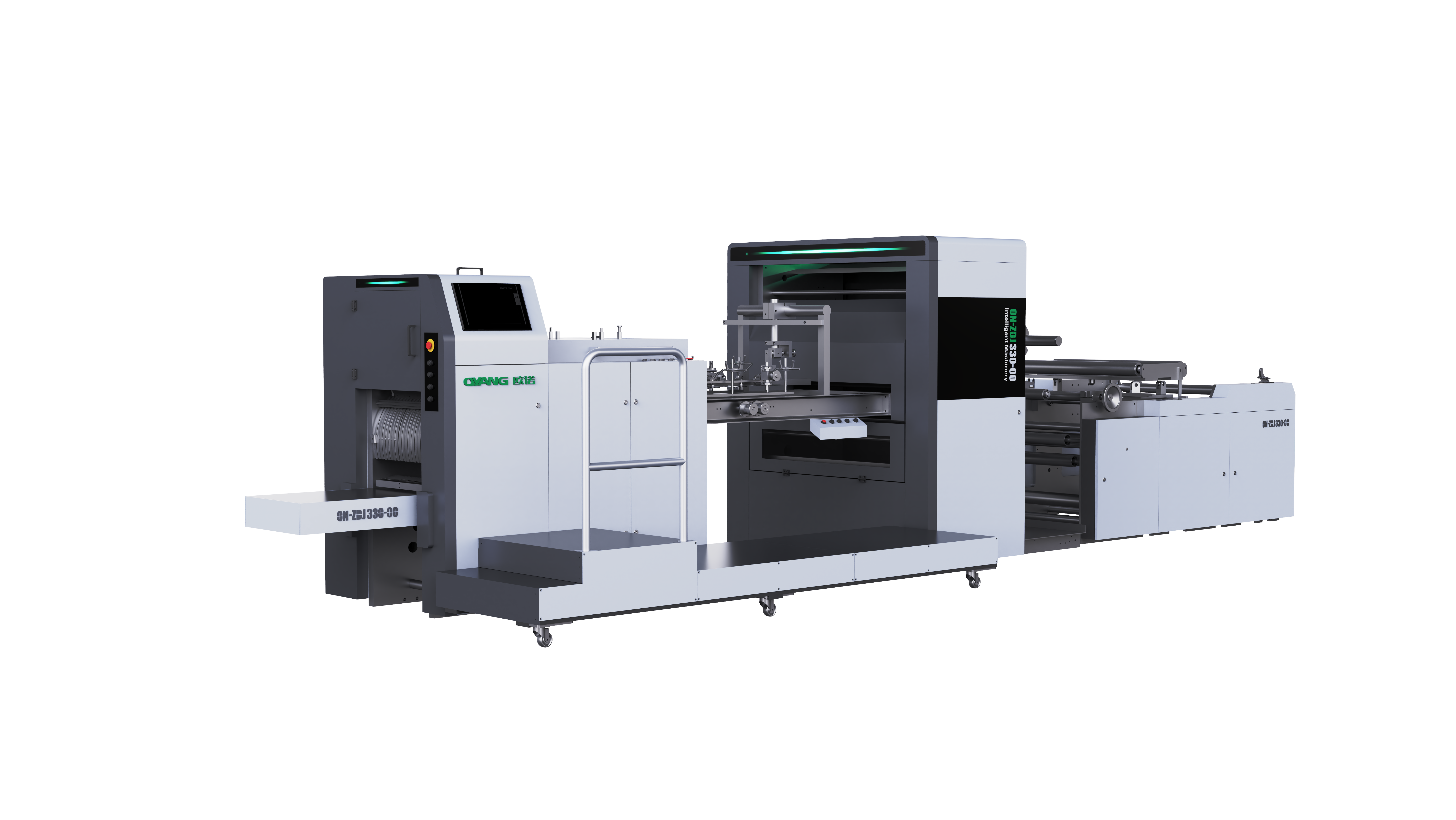 Oyang16c rollgefüttert scharfe Bodenpapierbeutelmaschine