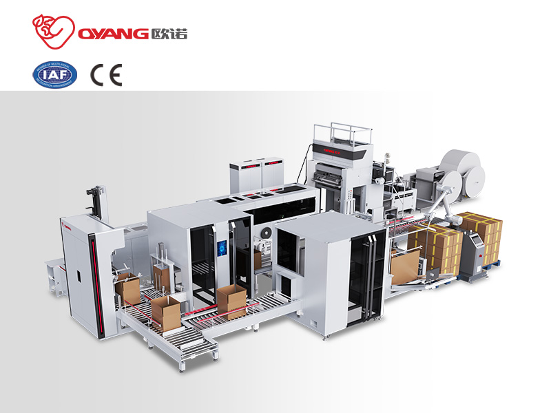 OYANG Machinery Smart17 260S AIA Intelligente Automatisierung Papiertütenproduktion Einkaufspapiertütenherstellungsmaschine 