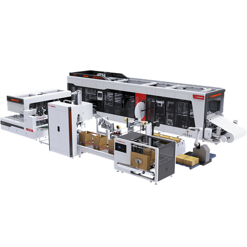 TECH-26 Automatische Maschine zur Herstellung von Vlies-Boxbeuteln mit Griff online