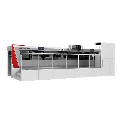 OYANG Duomatic FSS Dual-Unit-Flachbett-Heißfolienpräge-, Stanz- und Abisoliermaschine