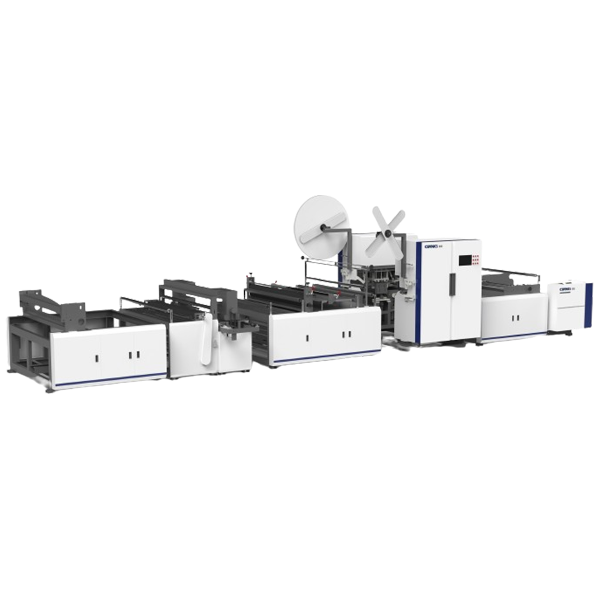 OYANG 15 XG1200 Vliesstoff-Crosscut-Näh- und Schneidemaschine mit Griff